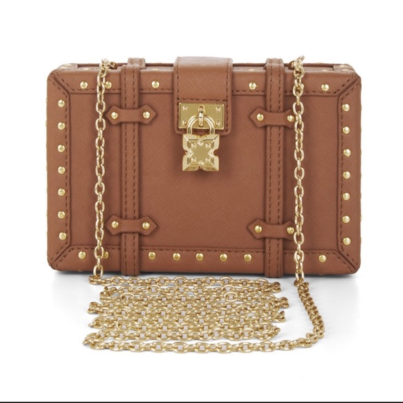 BCBGMaxAzria Handbags - NWT BCBG Luggage Clutch